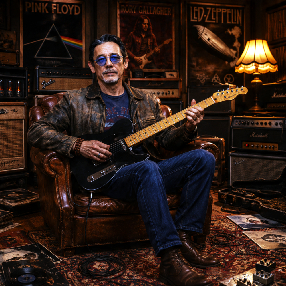 TITUS avec sa Fender Telecaster